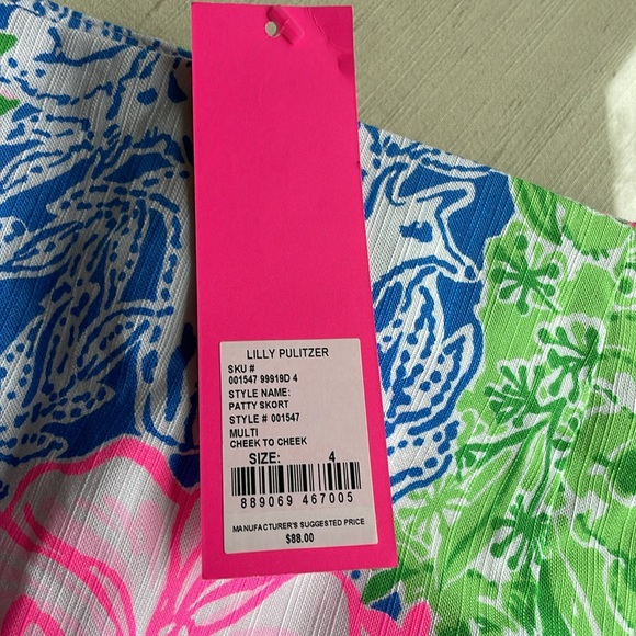 NWT Lily Pulitzer skort sz 4 - Picture 3 of 5